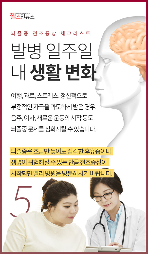 중풍뇌졸중의 전조증상(+예방법?초기증상까지) 8